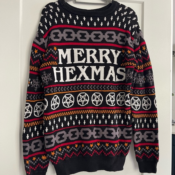 Killstar Krampus Christmas knit sweater - Picture 4 of 6